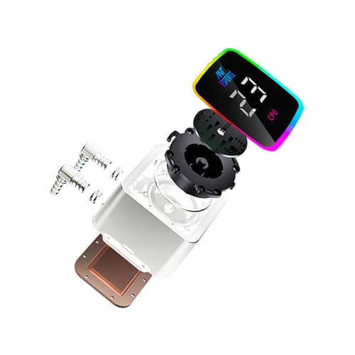 Ant Esports ICE-Glow 360 ARGB CPU Liquid Cooler (White)